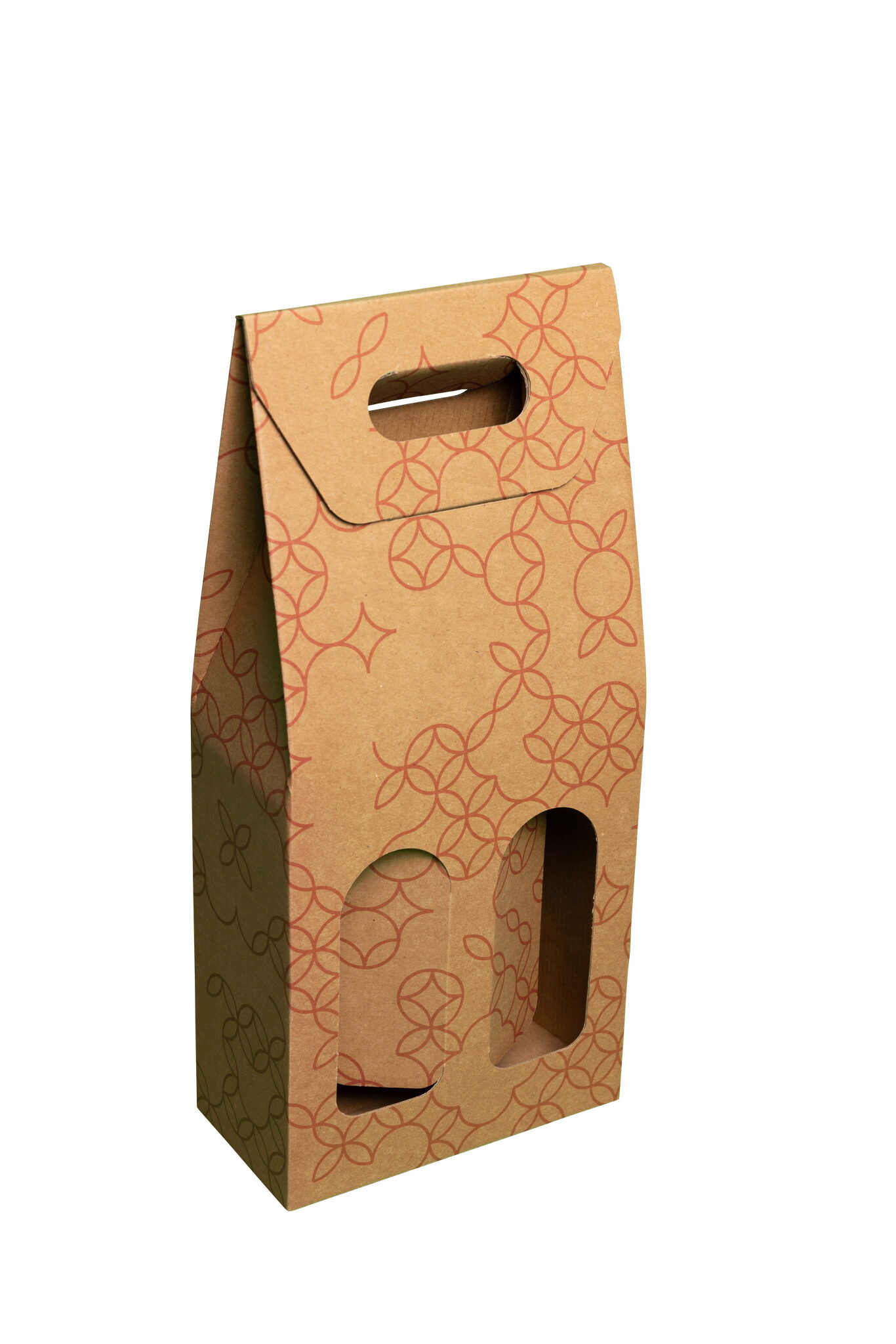 2 bottle geo red