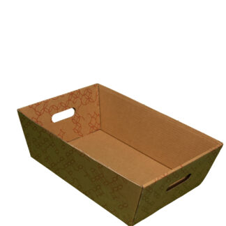 Medium hamper tray red