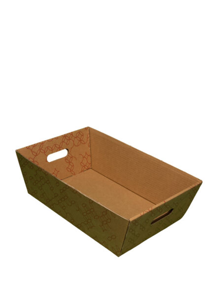 Medium hamper tray red