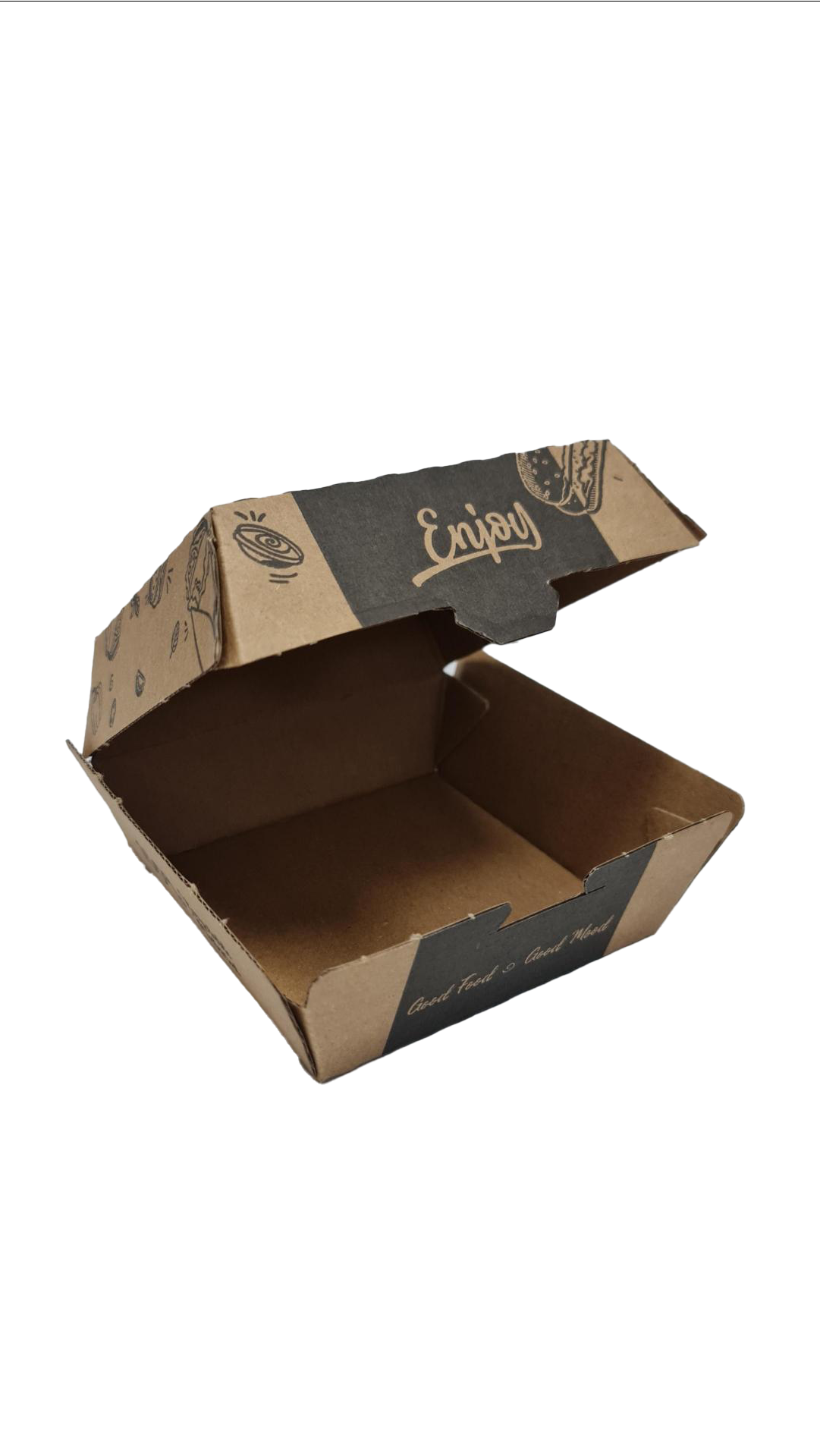 burger Box front open