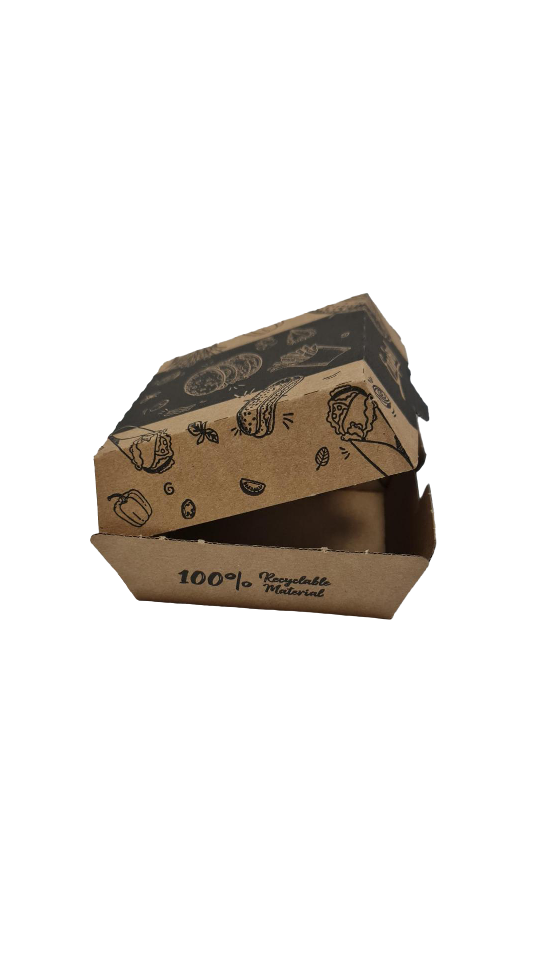 burger Box front open right side