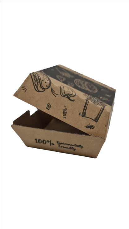 burger Box front open left side